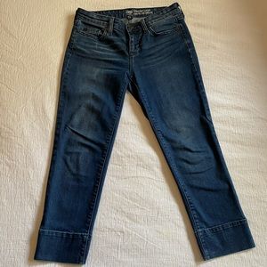Gap Straight Crop Coupe 3/4 Droite denim